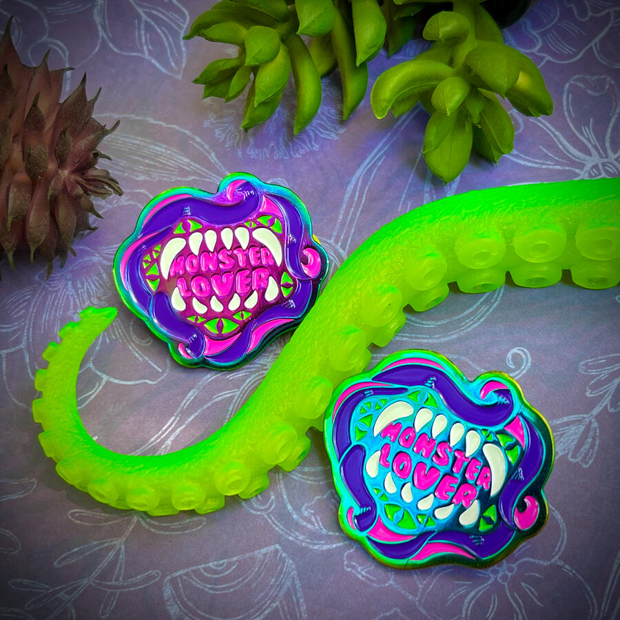 Monster Lover Enamel Pin